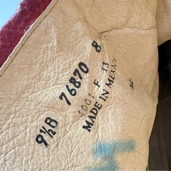 Frye Red Leather Phillip Harness Ankle Boots - Picture 8 of 9